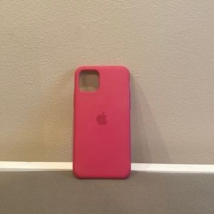 Hot pink iPhone 11 Pro Apple case